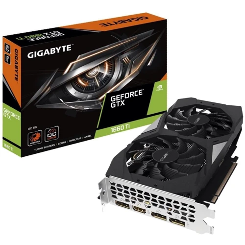 Видеокарта GIGABYTE GeForce GTX 1660 Ti OC 6G (GV-N166TOC-6GD 1.0A)