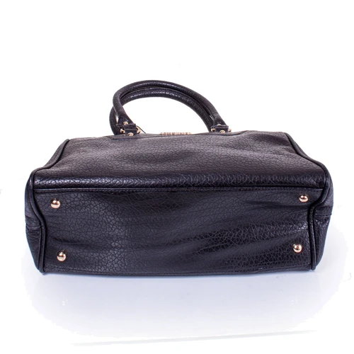 Женская сумка тоут Amelie Galanti черная (A991367-black): Фактура Зернистая, Матовая