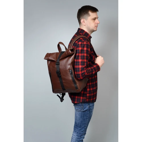 Мужской рюкзак Sambag RollTop One шоколадный (24208020m): Страна производитель Украина