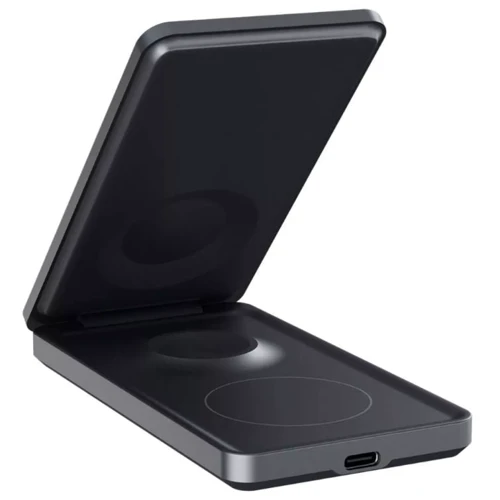 Зарядное устройство Proove Wireless Charger Metal Edge 15W 3in1 Gray: Кабель в комплекте USB-C