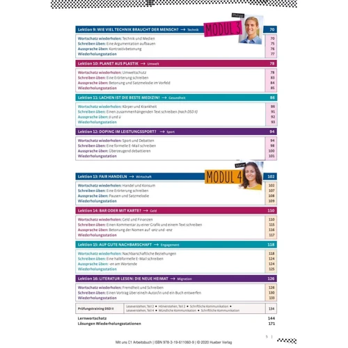 Mit uns C1: Arbeitsbuch: Кількість сторінок 176