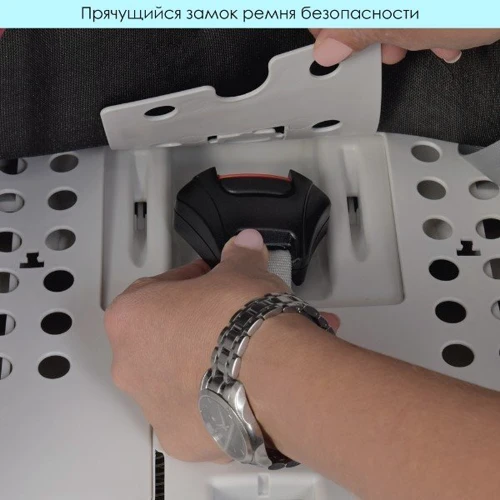 Автокресло El Camino (0-36кг) ME 1081 I-TRUST 360 ISOFIX (grey) фото 5