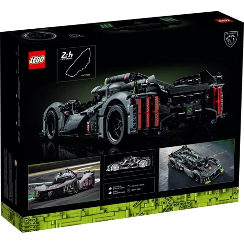 Конструктор LEGO Technic Гібридний гіперкар PEUGEOT 9х8 24H Le Mans (42156): Кількість деталей, шт. 1775