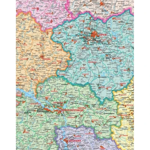 Україна. Політико-адміністративна карта, м-б 1:750 000 (на картоні, 2 арк.): Количество страниц 1