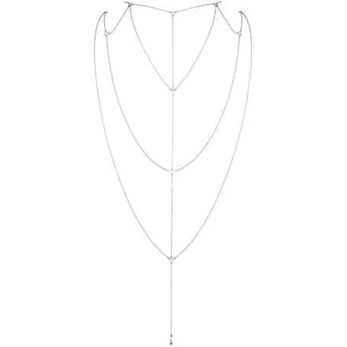 Украшение для спины и декольте Bijoux Indiscrets Magnifique Back and Cleavage Chain - Silver