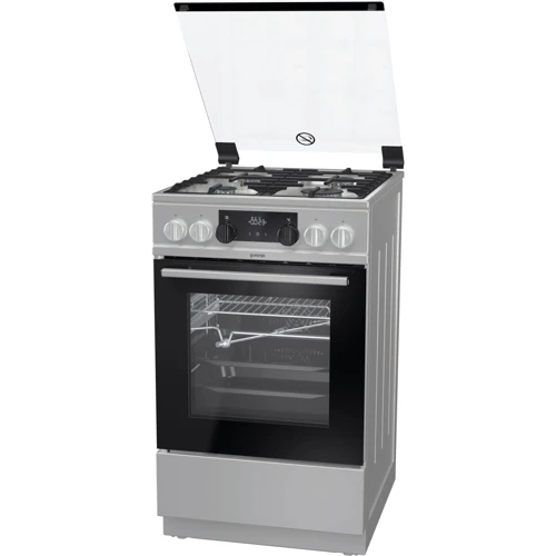Плита комбинированная Gorenje K5352XF: Тип варочной поверхности газовая