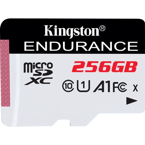Карта памяти Kingston 256GB microSDXC Class 10 UHS-I U1 A1 High Endurance (SDCE/256GB)