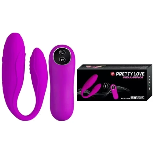 Вибратор для пар с пультом ДУ серии Pretty Love INDULGENCE, BI-014145