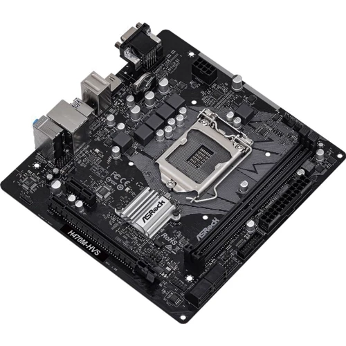 ASRock H470M-HVS microATX 2xDDR4 2933, HDMI, D-Sub: Роз'єми на задній панелі USB 2.0, USB 3.1 Gen 2
