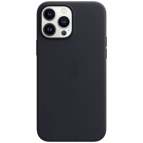 Чехол для iPhone Apple Leather Case with MagSafe Midnight (MM1R3) for iPhone 13 Pro Max
