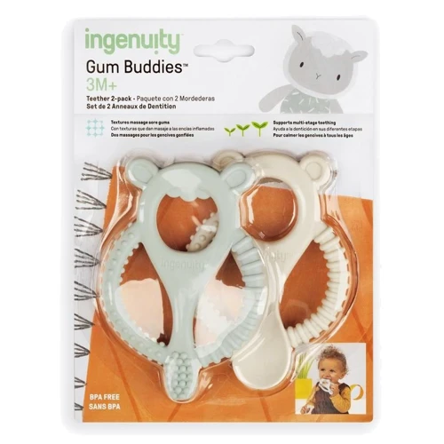 Прорезыватель для зубов Ingenuity Gum Buddies 2 шт. (12485.00)