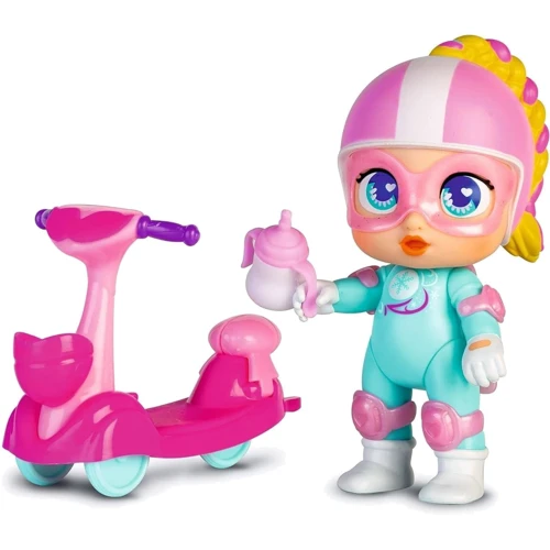 Кукла Super Cute на самокате с собачкой (SC034A2): Высота, см 12
