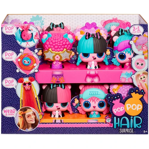 Игровой Набор Pop Pop Hair Surprise Модная прическа (558552) фото 17