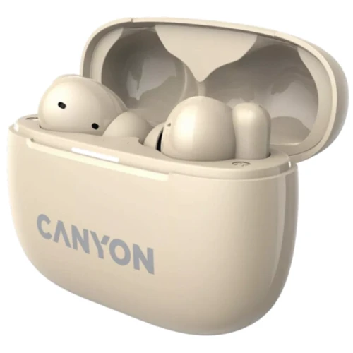 Наушники Canyon TWS-10 OnGo ANC ENC Beige (CNS-TWS10BG): Тип крепления без креплений