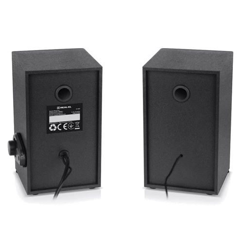 Акустическая система REAL-EL S-228 Black (EL121200014): Выходная мощность колонок 6 (2х3)