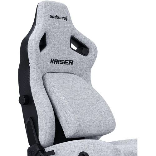 Кресло игровое Anda Seat Kaiser 4 Grey Fabric Size L (AD12YDDC-L-20-G-CF) фото 6