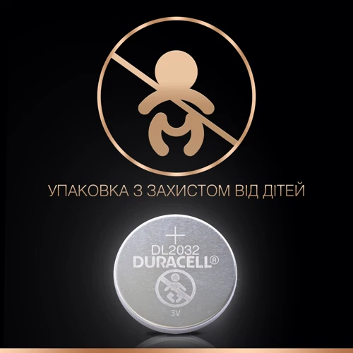 Батарейки Duracell литиевая 3V 2032 2шт. фото 3