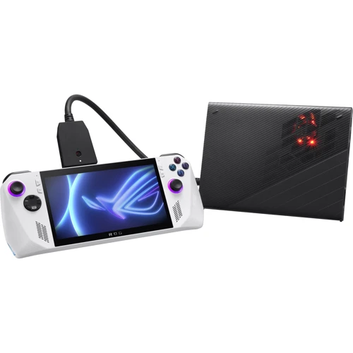 Игровая приставка ASUS ROG Ally 2023 512 GB (RC71L-NH022W/90NV0GY1-M00560): Разъемы USB 3.2 Gen 2 (Type-C) – 1 шт., аудиовыход – 1 шт., устройство для чтения карт памяти microSD – 1 шт., разъем ROG XG – 1 шт.