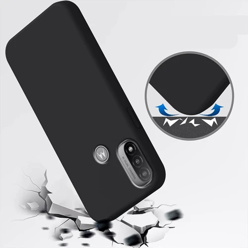 Чохол для телефона BeCover TPU Case Black для Motorola Moto E20 (707612): Матеріал силікон