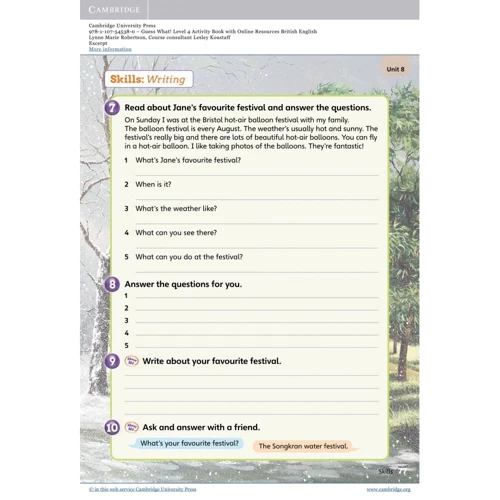 Guess What! 4: Activity Book with Online Resources: ISBN 9781107545380