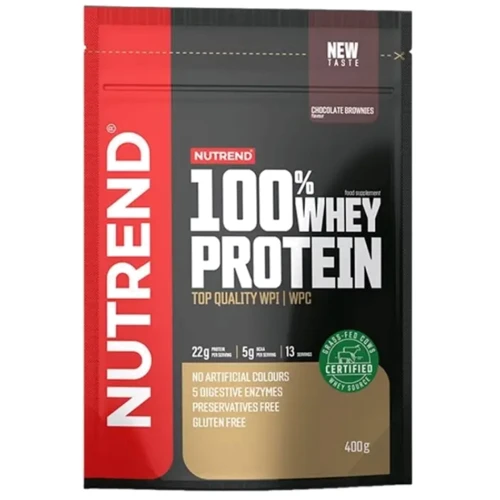 Протеин Nutrend 100% Whey Protein 400 g / 13 servings / chocolate brownie