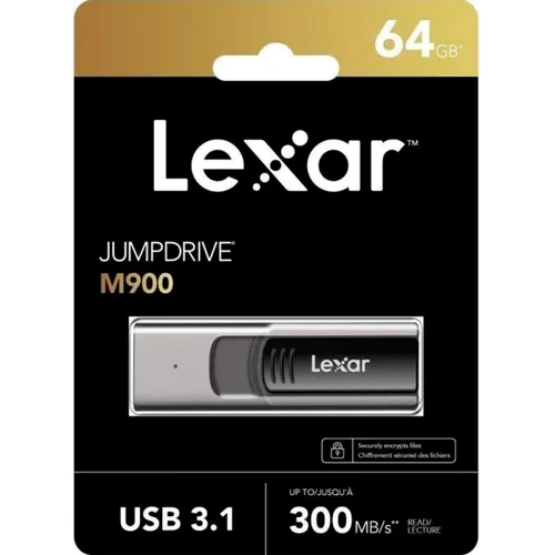 USB-флешка Lexar 64GB JumpDrive M900 USB 3.1 (LJDM900064G-BNQNG) фото 10