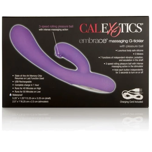 Вибратор Embrace Massaging G-tickler, 13,25х3,25 см