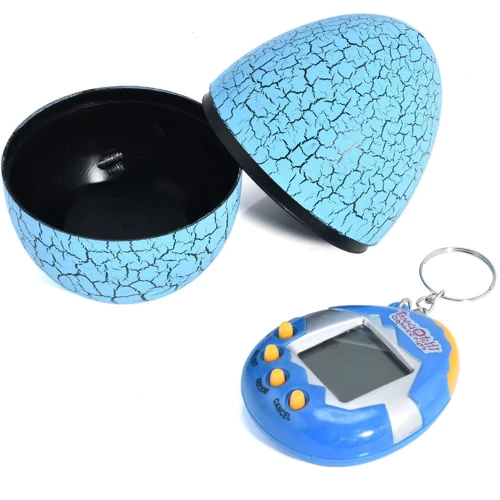 Игрушка электронный питомец Тамагочи в яйце динозавра UFT Eggshell Game (EggBlue)