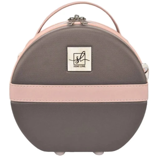 Бьюти-кейс Semi Line 5L Brown/Pink Cream коричневый/розовый (T5673-1)