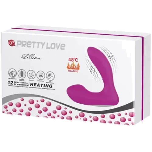 Вибромассажер простаты с функцией нагрева Pretty Love - Lillian, BI-014527