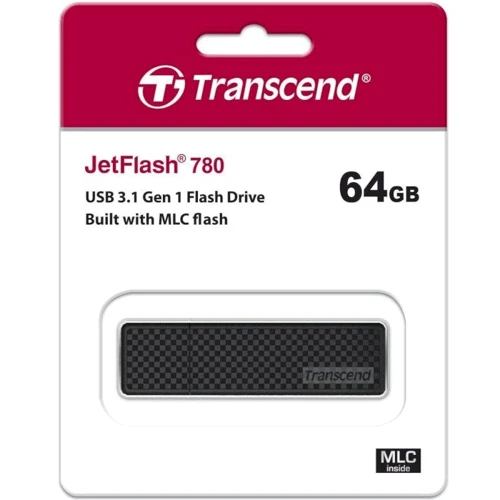 USB-флешка Transcend 64GB JetFlash 780 USB 3.0 Flash Drive (TS64GJF780), Black: Стандарт USB USB 3.0