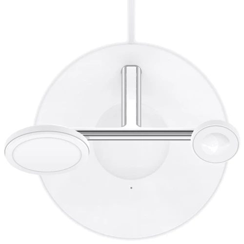 Зарядное устройство Belkin Wireless Charger Base Station MagSafe White (WIZ009VFWH) for iPhone 16 I 15 I 14 I 13 I 12 series and Apple Watch фото 5