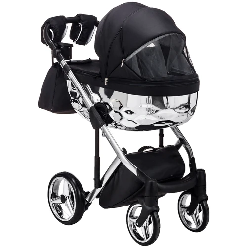 Коляска 2 в 1 Adamex Chantal Star Polar (Chrome) Star 11 (624721): Ширина шасси 60