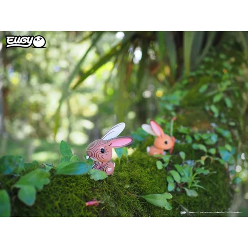 Сборная 3D модель Eugy Зоопарк: Кролик (XEG-071)