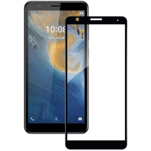 Аксессуар для смартфона ACCLAB Tempered Glass Full Glue Black for ZTE Blade A31 Plus