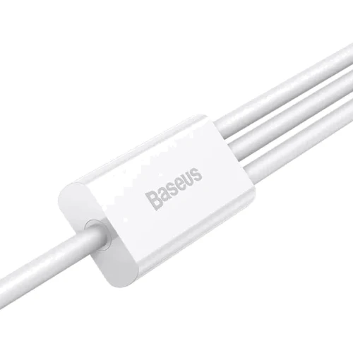 Кабель Baseus USB Cable to Micro USB/Lightning/Type-C Superior Series Fast Charging Data 3.5A 1m White (P10320105221-00): Тип USB Cable - Lightning/microUSB/USB-C