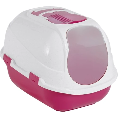 Туалет Moderna Mega Comfy для котів 66х46х50 см Рожевий (5412087004508)