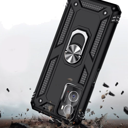 Аксесуар для смартфона BeCover Military Black for Oppo A55 (707406): Матеріал TPU (термополиуретан) и пластик