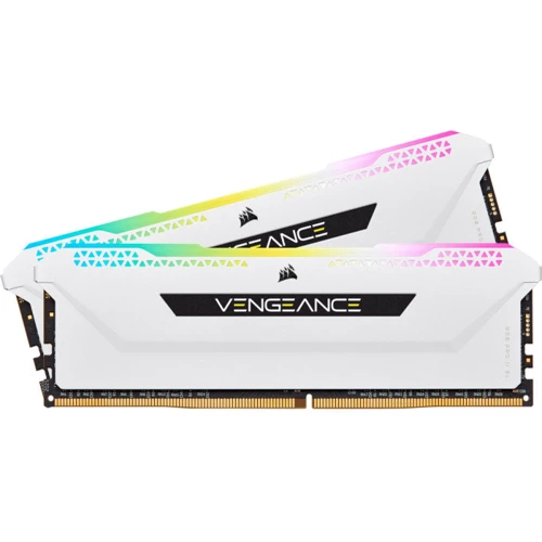 Corsair 32 GB (2x16GB) DDR4 3600 MHz Vengeance RGB Pro SL White (CMH32GX4M2D3600C18W)