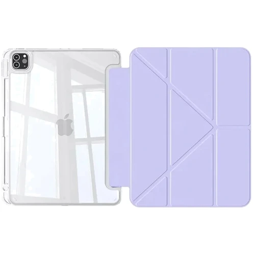 Аксессуар для iPad BeCover Ultra Slim Origami with Pencil mount Purple for iPad Pro 11 M4 2024 (711692): Особенности режим автопробуждения/сна, отделение для стилуса, Надежная защита от царапин и загрязнений, трансформируется в подставку, Стильный дизайн