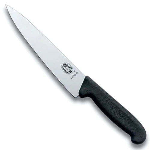 Кухонный нож Victorinox Fibrox 19см с черн. ручкой (52003.19)
