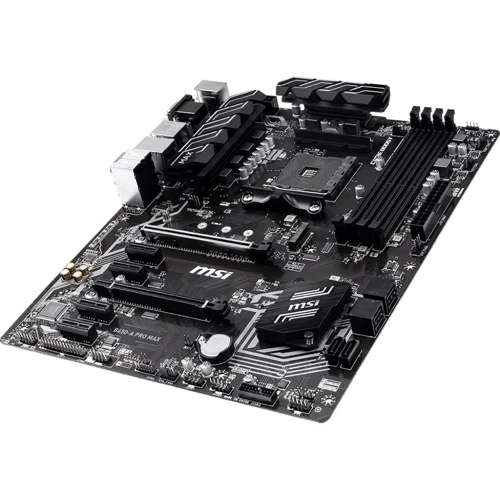 MSI B450-A PRO MAX: Роз'єми на задній панелі USB 3.1 Gen 2