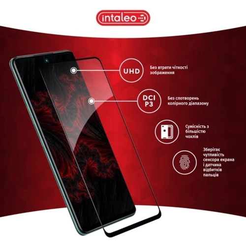 Аксессуар для смартфона Intaleo Tempered Glass Full Glue Black for Infinix Hot 11s: Тип защитное стекло