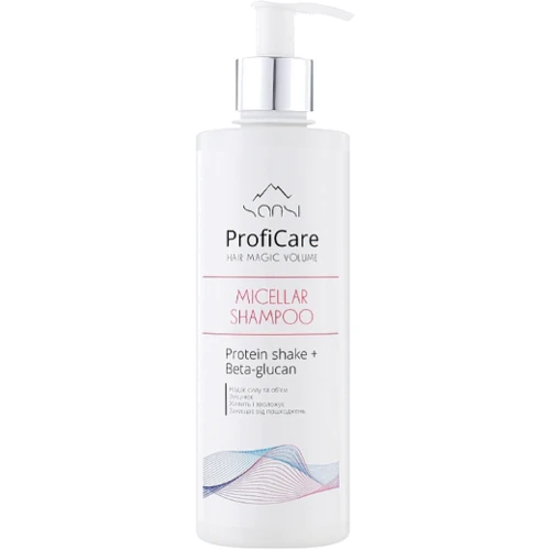 Sansi ProfiCare Hair Magic Volume Micellar Shampoo Мицеллярный шампунь 400 ml