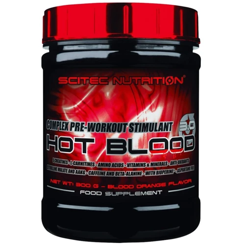 Scitec Nutrition Hot Blood 3.0 300 g /15 servings/ Blood Orange