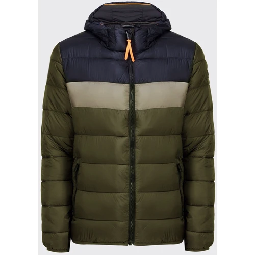 Куртка CMP Man Jacket Fix Hood Oil Green 30K2757-F977 54 зеленая демисезонная с капюшоном
