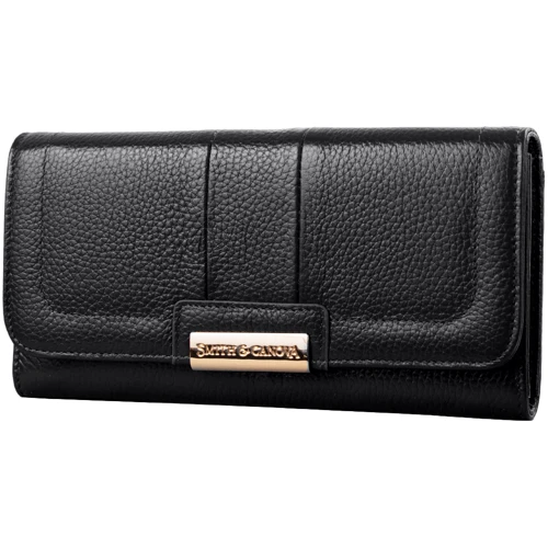Женский кошелек Smith&Canova черный (FUL-28536-black) фото 8
