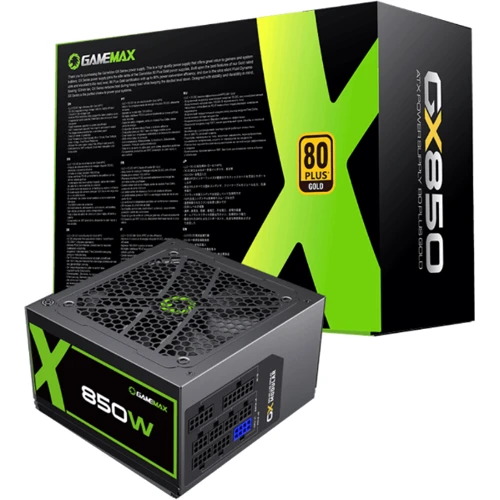 Блок питания GameMax GX-850 Modular: Вентилятор нижней стенки 120 мм