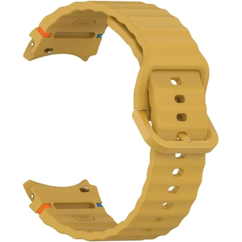 BeCover Strap Ribbed Tape Yellow для Samsung Galaxy Watch (20mm) 4 40mm-44mm/5 40-44mm/6 40-44mm/7 40-44mm (712051) фото 7
