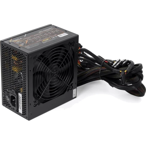 Блок питания Vinga 500W (VPS-500APFC): Коннекторы 20+4 pin / 1x6+2 pin/ 4+4 pin / HDD (IDE): 4 / SATA: 4 / FDD 1
